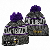 Minnesota Vikings Team Logo Knit Hat YD (1),baseball caps,new era cap wholesale,wholesale hats